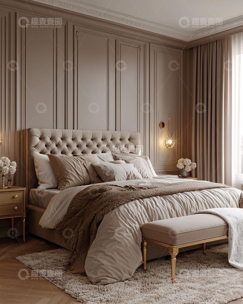 高清大图下载【趣麦麦图】轻奢卧室设计