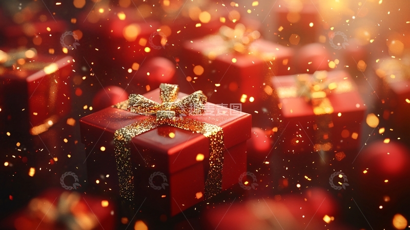 高清大图下载【趣麦麦图】圣诞节礼物