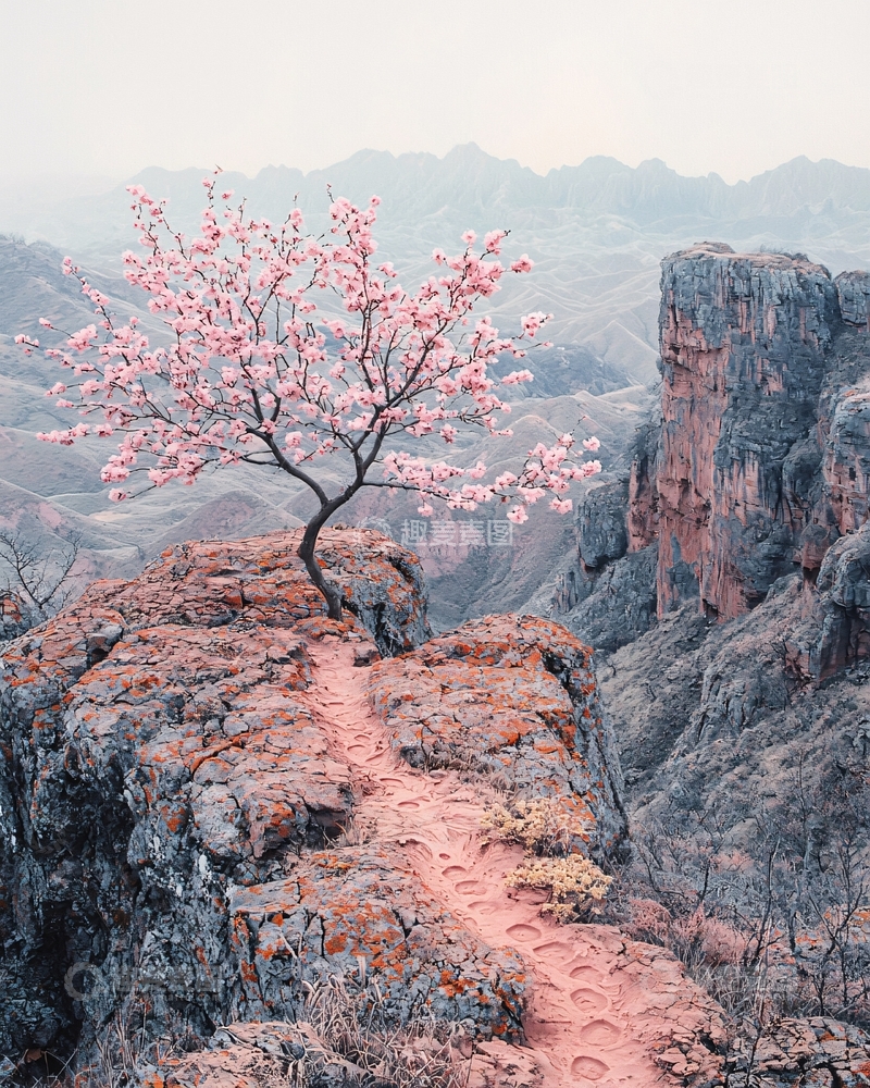 高清大图下载【趣麦麦图】粉色桃花