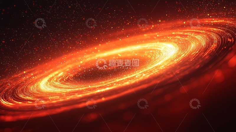 高清大图下载【趣麦麦图】燃烧的宇宙旋涡
