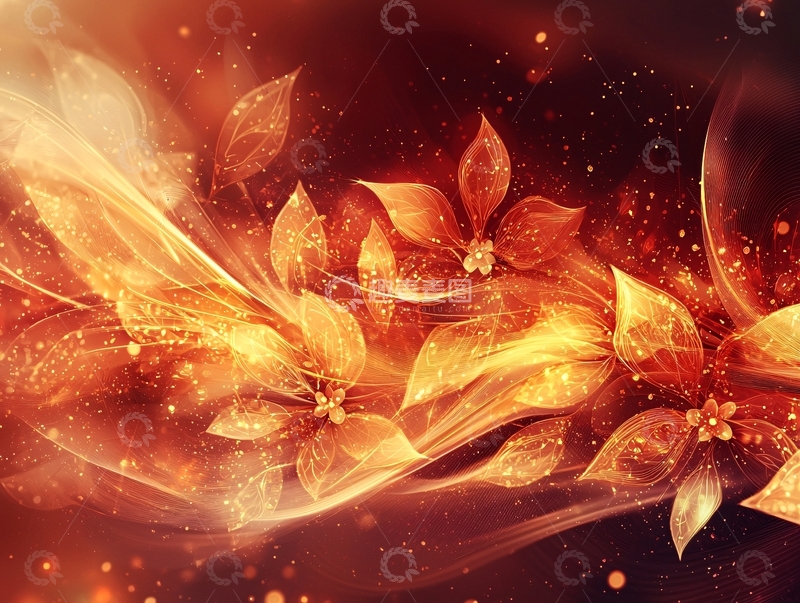 高清大图下载【趣麦麦图】火焰花朵