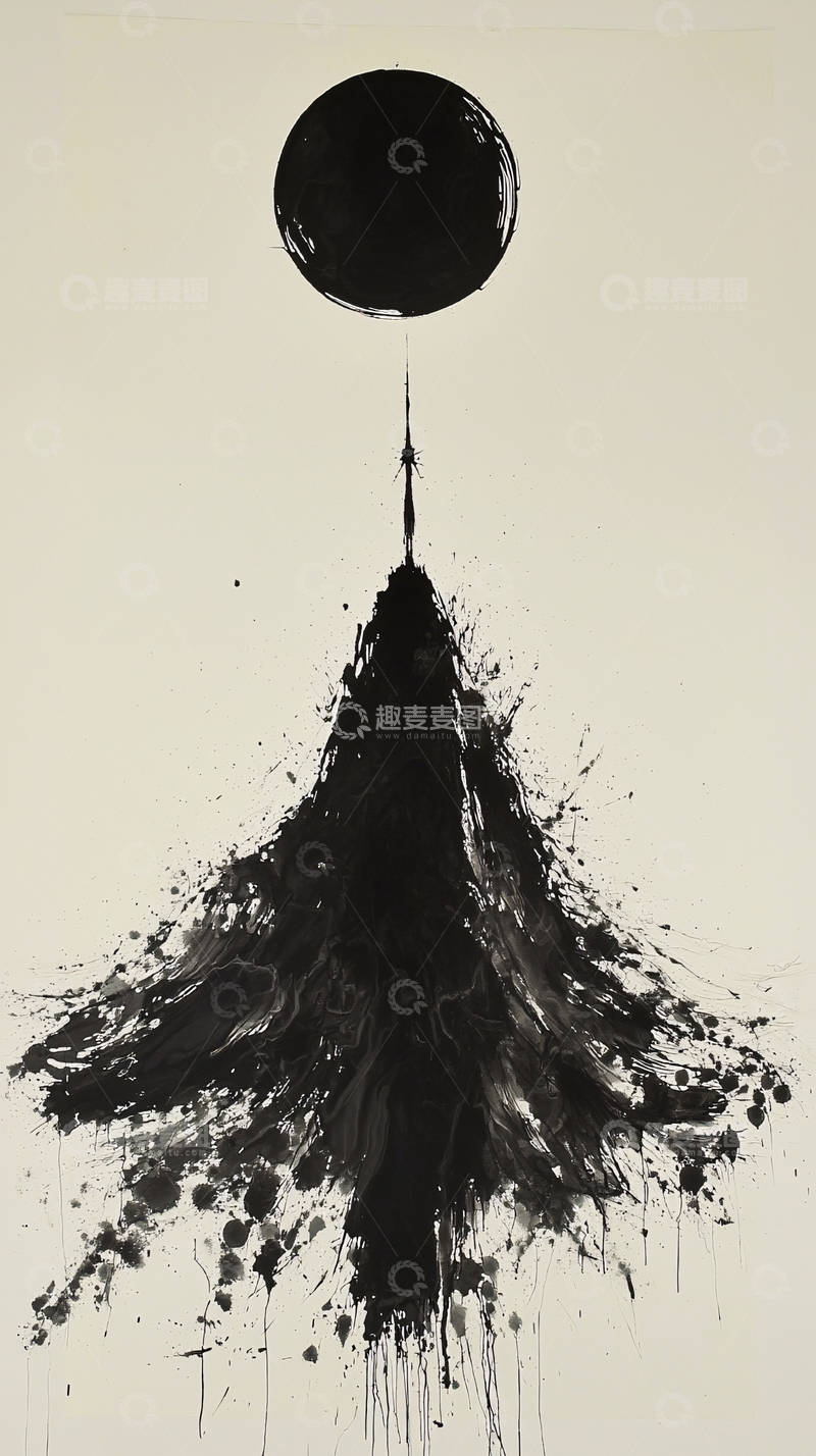 高清大图下载【趣麦麦图】水墨画