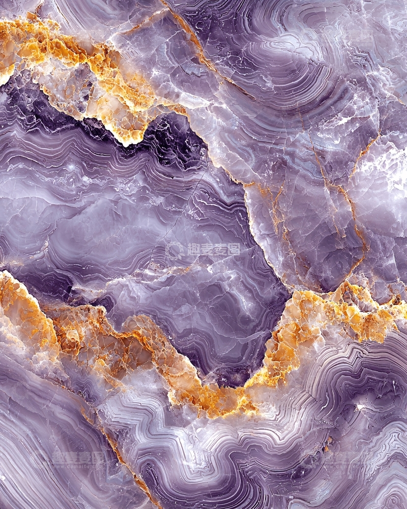 高清大图下载【趣麦麦图】紫色大理石纹理12