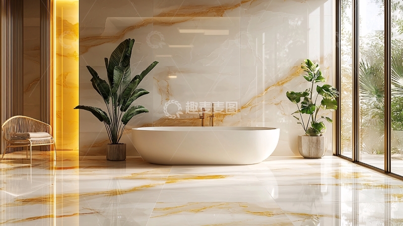 高清大图下载【趣麦麦图】高端大气现代浴室