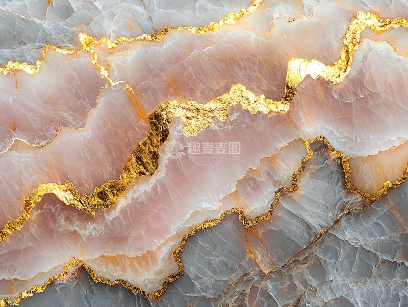 高清大图下载【趣麦麦图】粉色大理石纹理
