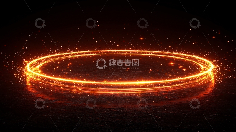 高清大图下载【趣麦麦图】火焰光环