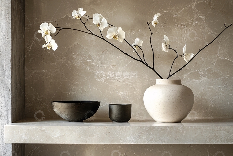 高清大图下载【趣麦麦图】极简风格花器摆设