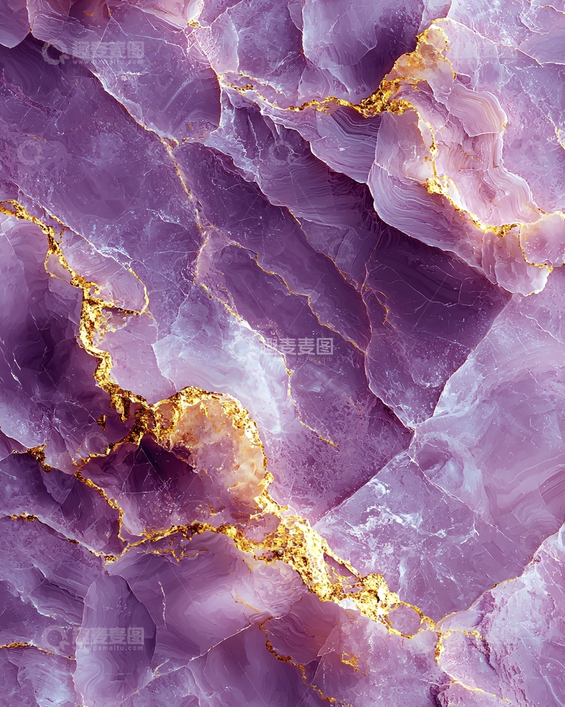 高清大图下载【趣麦麦图】紫色大理石纹理10