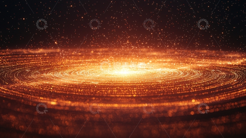 高清大图下载【趣麦麦图】橙色螺旋星系