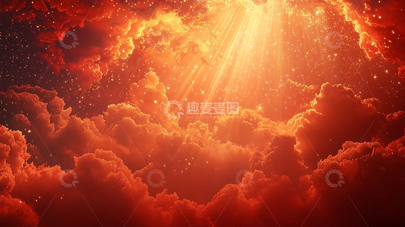 高清大图下载【趣麦麦图】燃烧的宇宙云彩
