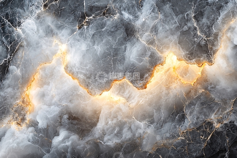 高清大图下载【趣麦麦图】灰白底纹金色闪电
