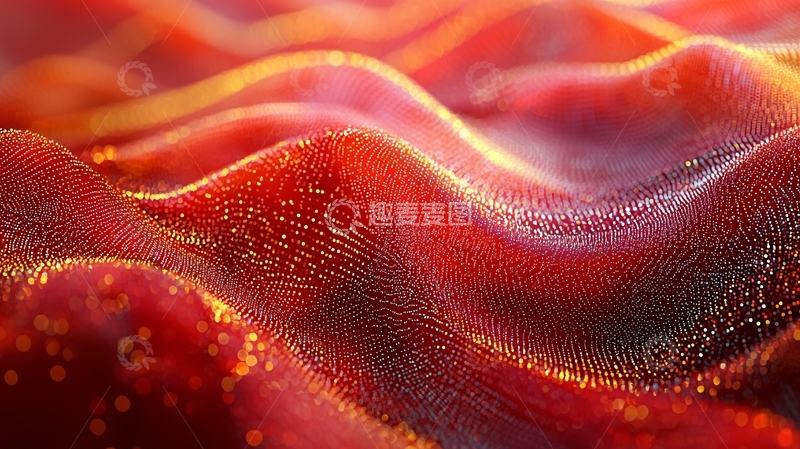 高清大图下载【趣麦麦图】红色波浪状纹理