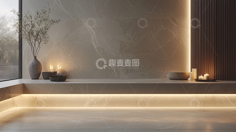 高清大图下载【趣麦麦图】极简轻奢禅意空间