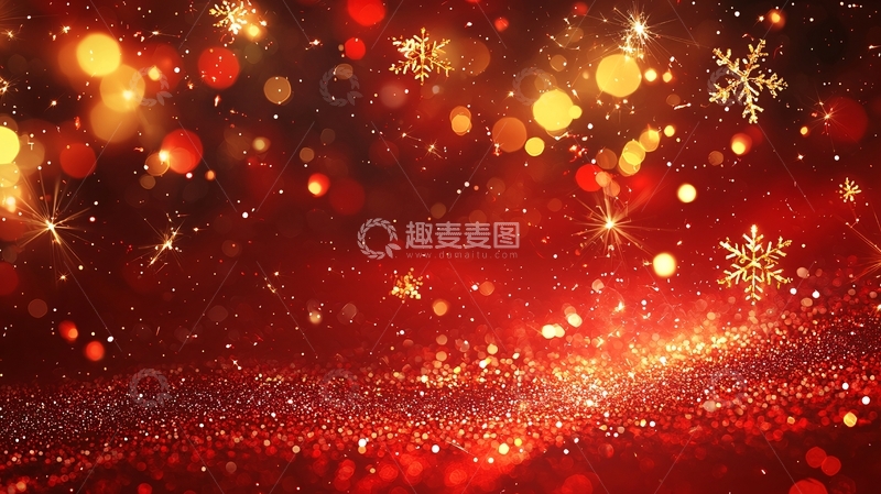 高清大图下载【趣麦麦图】红色闪光背景