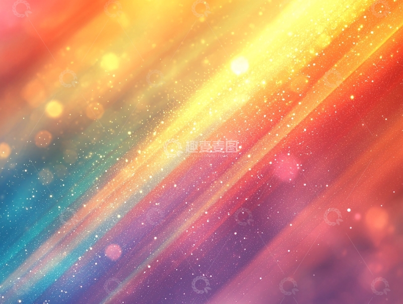 高清大图下载【趣麦麦图】彩色光线背景
