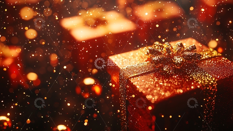 高清大图下载【趣麦麦图】金色礼物