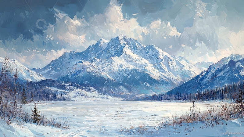 高清大图下载【趣麦麦图】雪山