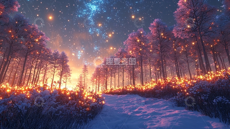 高清大图下载【趣麦麦图】梦幻森林