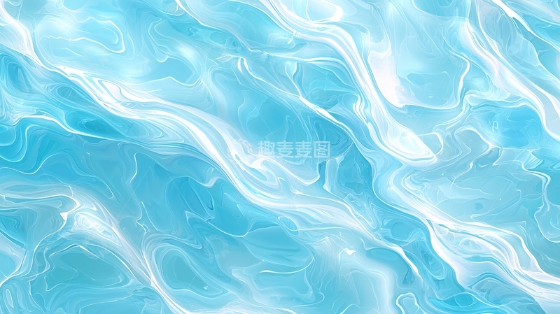 高清大图下载【趣麦麦图】蓝色水波纹背景1