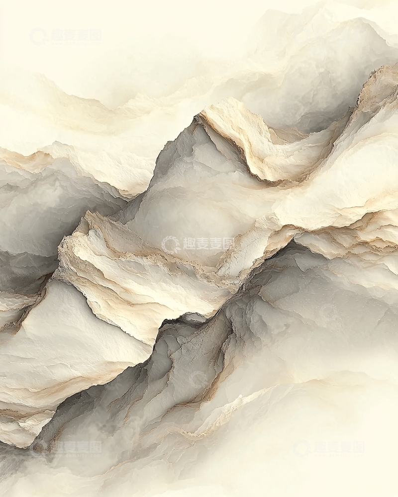 高清大图下载【趣麦麦图】水墨山水画761