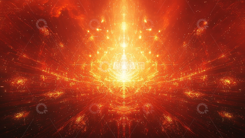 高清大图下载【趣麦麦图】火焰光束