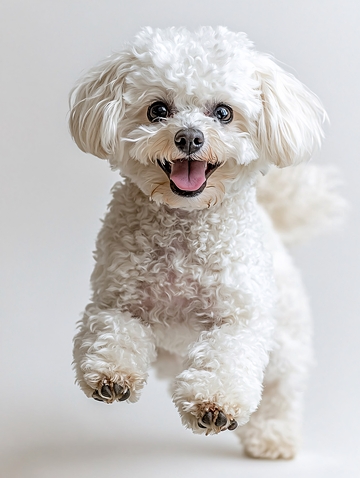 白色卷毛狗狗