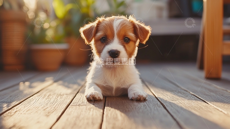 高清大图下载【趣麦麦图】可爱的小狗