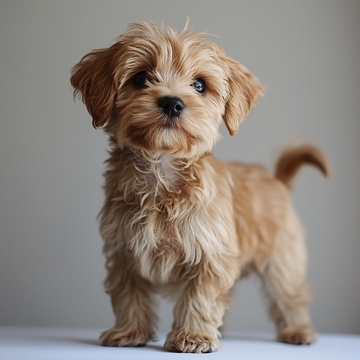 可爱的小型犬幼犬