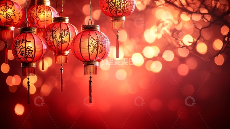 高清大图下载【趣麦麦图】红灯笼