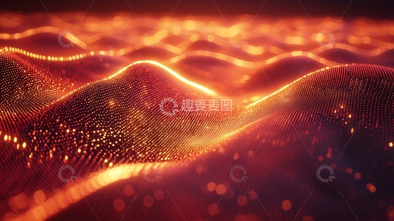 高清大图下载【趣麦麦图】炙热熔岩般能量波动