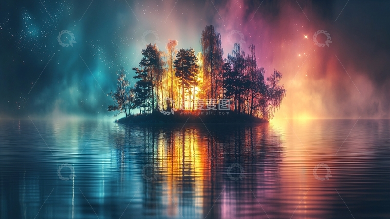 高清大图下载【趣麦麦图】梦幻小岛