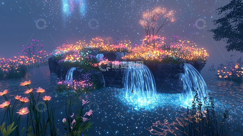 高清大图下载【趣麦麦图】梦幻岛屿