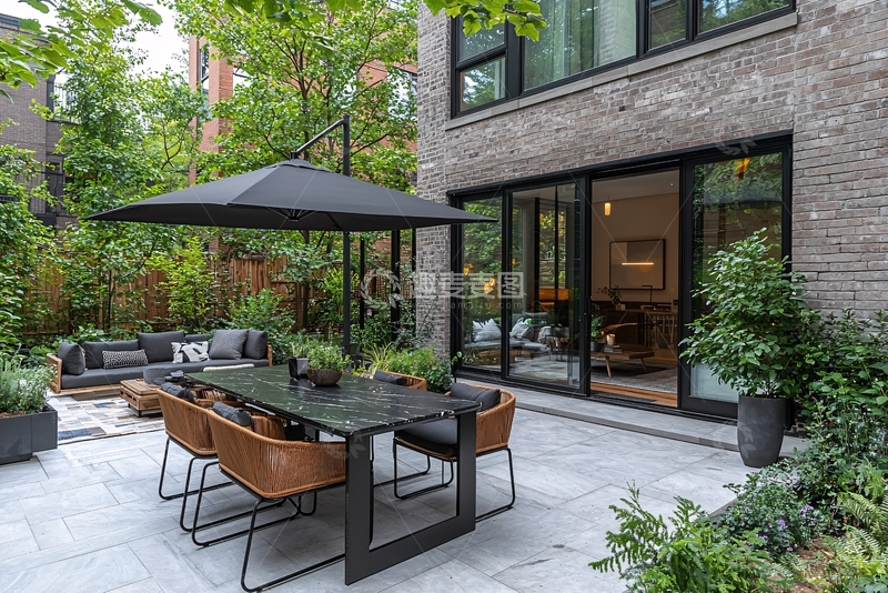 高清大图下载【趣麦麦图】现代后院景观设计