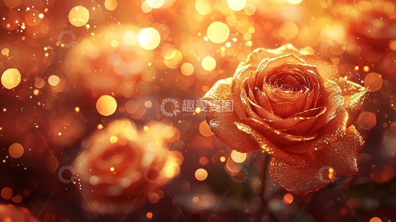 高清大图下载【趣麦麦图】金色玫瑰