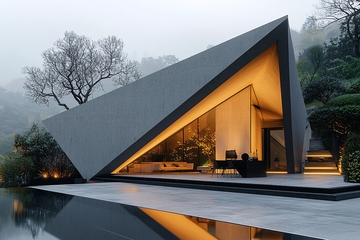 未来主义建筑外观