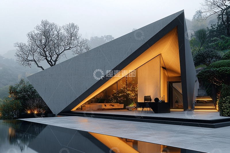 高清大图下载【趣麦麦图】未来主义建筑外观