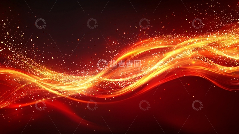 高清大图下载【趣麦麦图】火焰光波