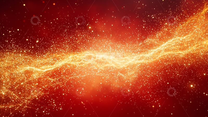 高清大图下载【趣麦麦图】红色能量流