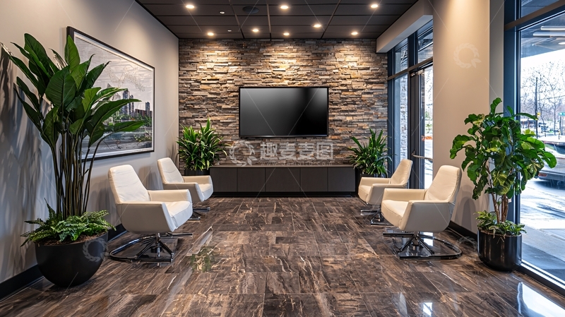 现代简约风格候车室