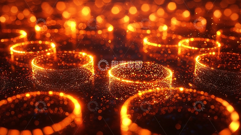 高清大图下载【趣麦麦图】抽象光环