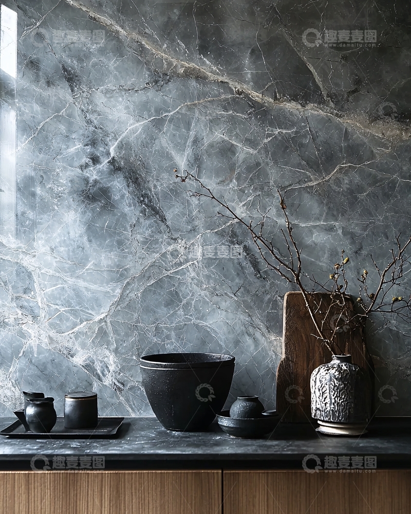 高清大图下载【趣麦麦图】灰色大理石背景墙