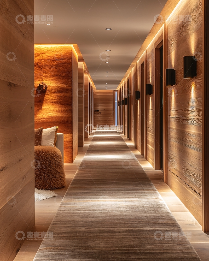 高清大图下载【趣麦麦图】高端酒店走廊