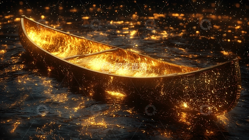 高清大图下载【趣麦麦图】燃烧的独木舟