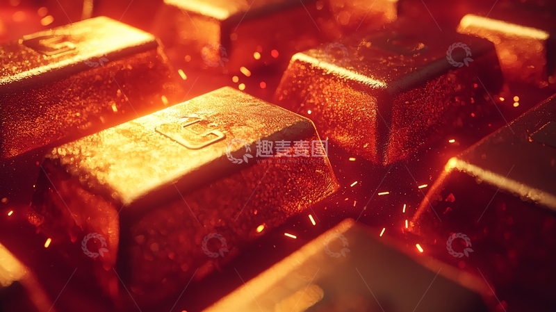 高清大图下载【趣麦麦图】熔金键盘