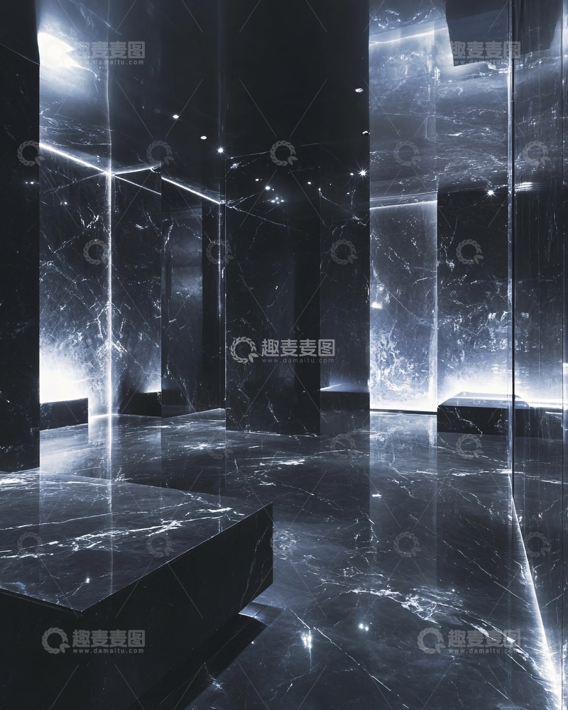 高清大图下载【趣麦麦图】光影大理石空间
