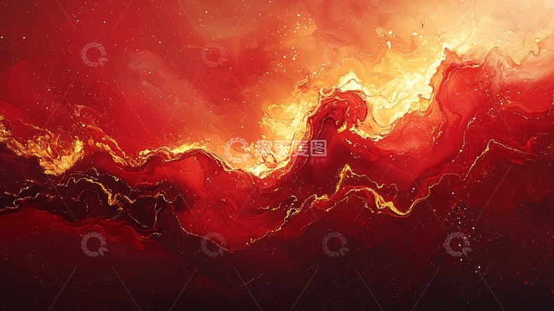 高清大图下载【趣麦麦图】抽象火焰