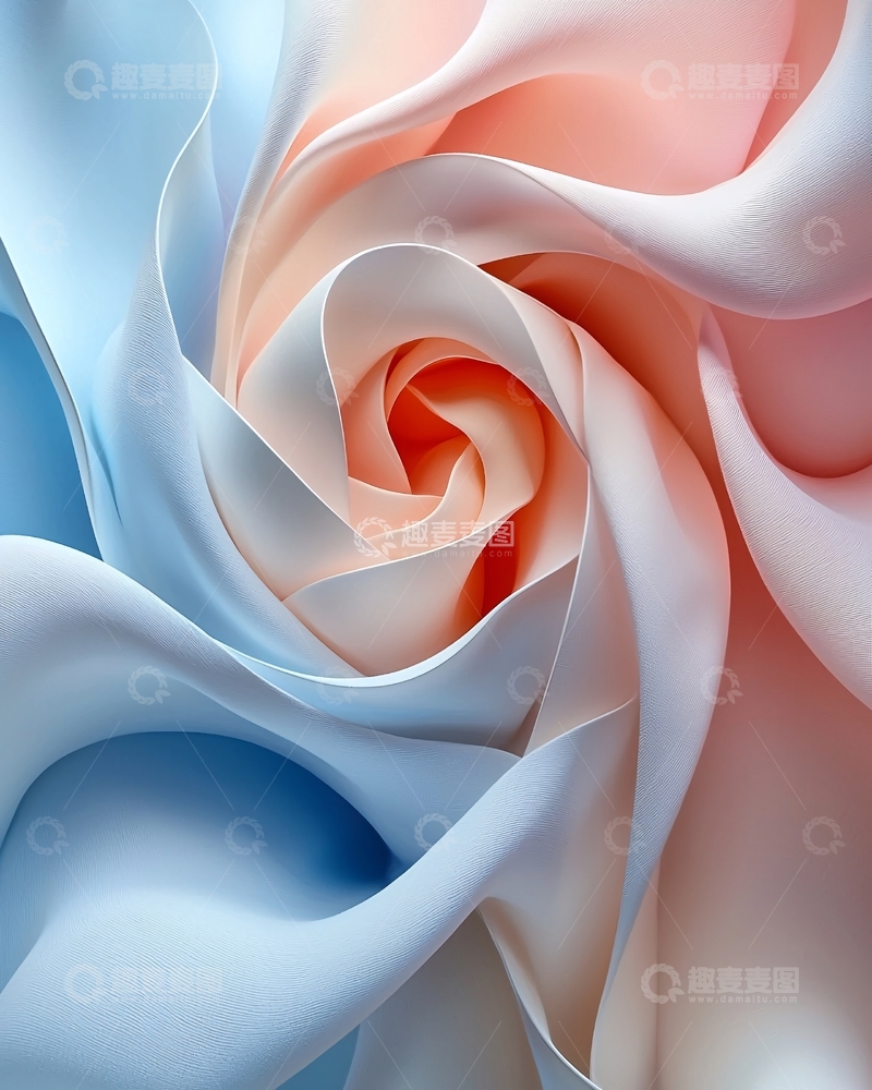 高清大图下载【趣麦麦图】渐变色玫瑰花