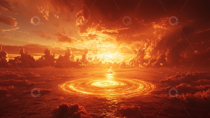 高清大图下载【趣麦麦图】火焰世界末日景象
