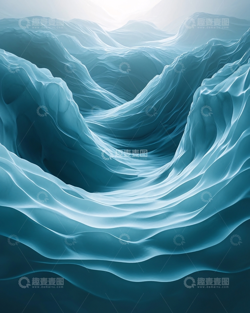 高清大图下载【趣麦麦图】冰川峡谷