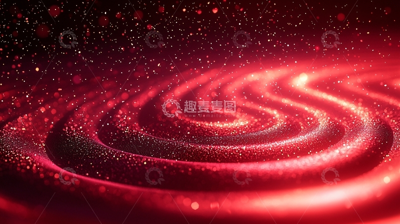 高清大图下载【趣麦麦图】红色星系漩涡